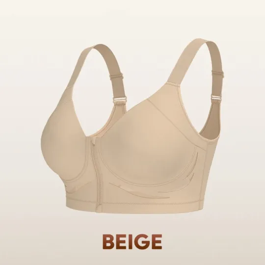Wireless Zip-front Body Shaping Bra