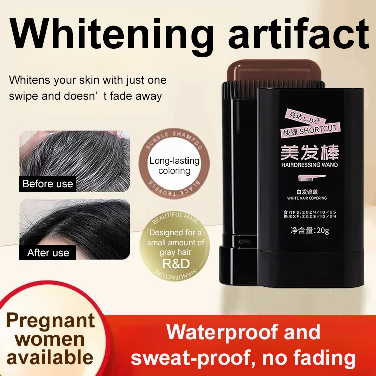 Soft Hair Dye Stick for Grey Coverage