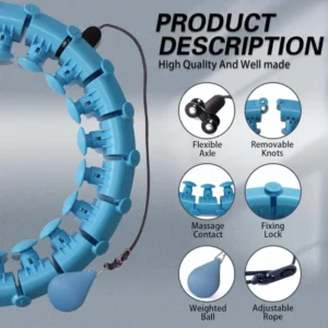 EverSpin™ Weighted Hoop - 2-in-1 Smart Core Sculptor!