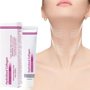 Collagen cream for the neck
