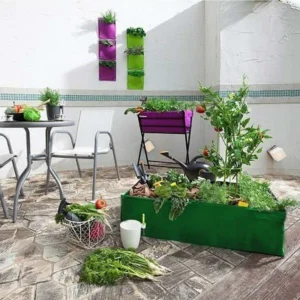 Rectangular Fabric Raised Garden Bed