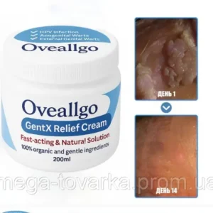 Oveallgo GentX Relief Natural cream HPV, warts, and eczema