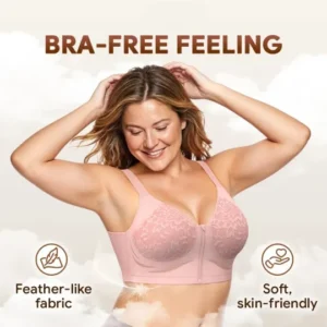 Wireless Zip-front Body Shaping Bra