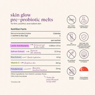 Skin Glow Pre+Probiotic Melts