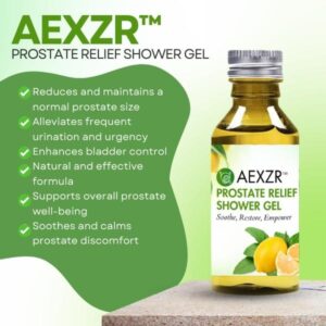 AEXZR™ Prostate Relaxing Shower Gel