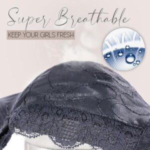 Breathable Lace Front Closure Bra – Soft & Supportive Design