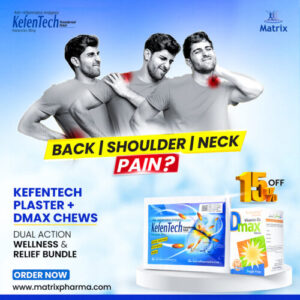 kefentech® Plaster + Dmax® Chews Dual-Action Wellness & Relief Bundle