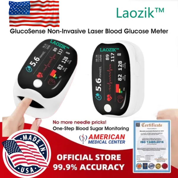 LAOZIK™ Advanced Laser Glucose Monitor