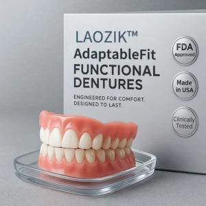 LAOZIK™ AdaptableFit Functional Dentures