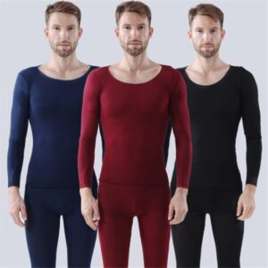 Seamless Elastic Thermal Inner Wear Set