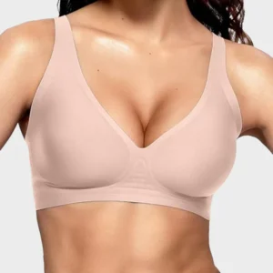 Seamless Deep V Push-Up Wireless Bra