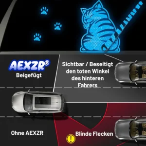 AEXZR® Car Rear Wiper – Charming Tail Waving Sticker