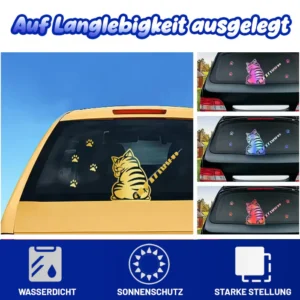 AEXZR® Car Rear Wiper – Charming Tail Waving Sticker