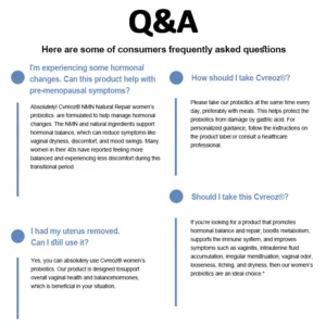 【Cvreoz® 𝐎𝐟𝐟𝐢𝐜𝐢𝐚𝐥 𝐁𝐫𝐚𝐧𝐝 𝐒𝐭𝐨𝐫𝐞】Women's Probiotic NMN Health Capsules