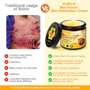 bee venom skin restoration cream for daily skin care
