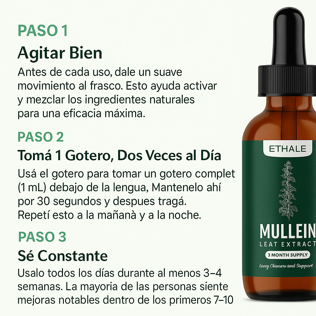 liquid mullein extract for lung health