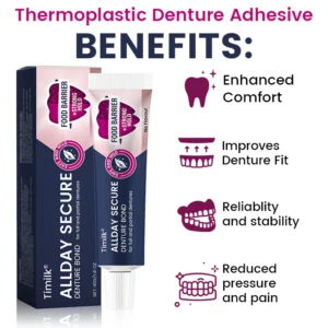 denture hold cream with smooth application