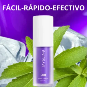 Purple Color Correcting Toothpaste – Instant Teeth Brightening and Stain Neutralizing Formula