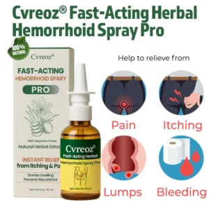 Cvreoz® Fast-Acting Herbal Hemorrhoid Spray Pro