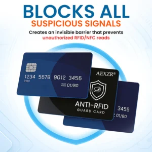 anti rfid wallet card for digital data security