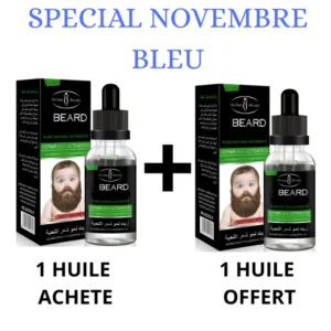 Natural Beard Growth & Thickening Oil – Nourishing Formula