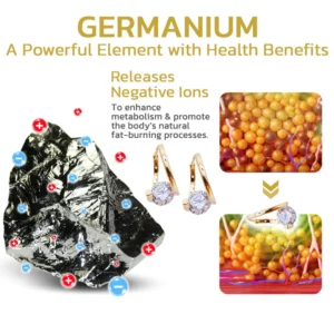 Magnetic Therapy Germanium Earrings – Lymphatic Detox and Wellness Support Accessory