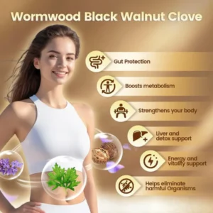 Black Walnut & Clove Herbal Detox Capsules – Digestive & Immune Support
