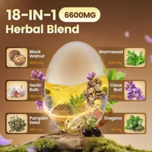 Black Walnut & Clove Herbal Detox Capsules – Digestive & Immune Support