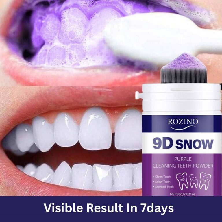 Teeth Whitening Powder – 9D Stain Removal & Brightening Formula