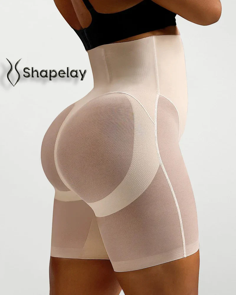 High-Compression Sculpting Shaper Shorts – Waist & Hip Support