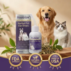 healrize herbal pet ear care drops