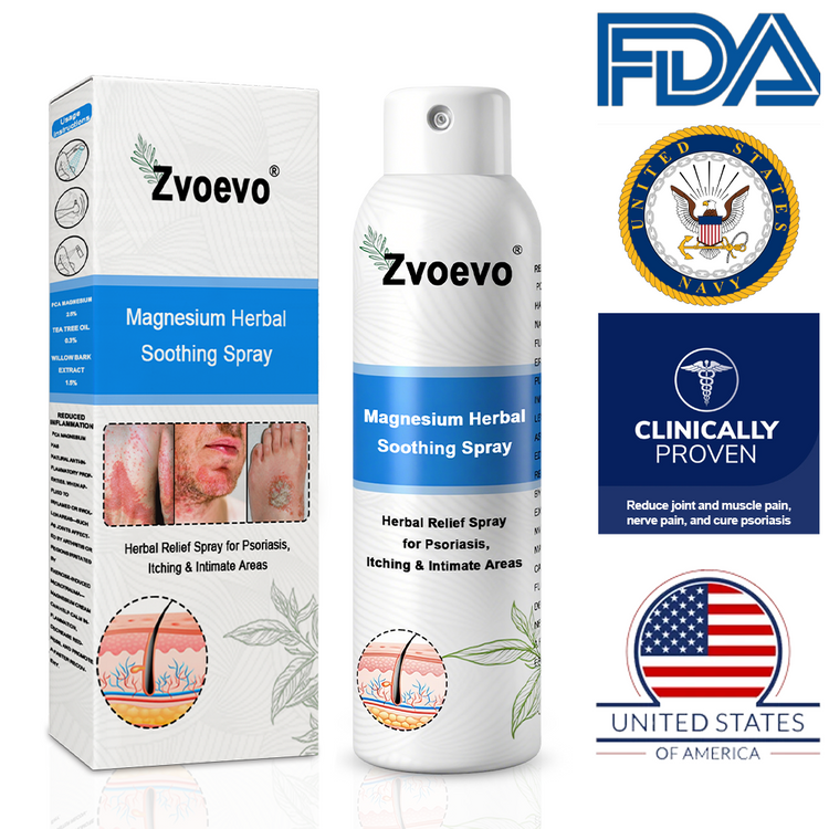 zvoevo magnesium herbal skin care spray