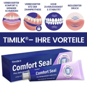 timilk comfort seal pro for lower and upper dentures