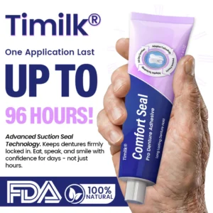 secure seal denture cream timilk