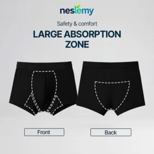 breathable men's incontinence briefs for active wear