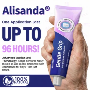 alisanda denture cream before and after gum comfort