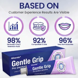 how to apply alisanda adhesive for denture stability