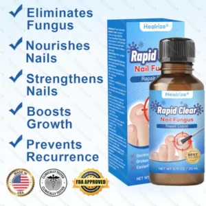 repairing damaged nails with healrize rapid clear