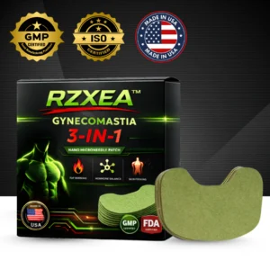 rzxea gynecomastia 3-in-1 nano microneedle patch