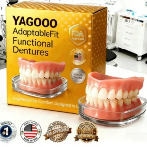 yagooo medical full denture with strong suction for secure fit