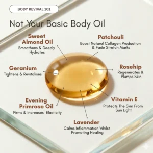 glow enhancing body oil formula by velen brand