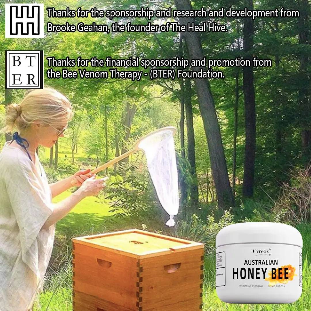 natural bone healing cream with bee venom extract