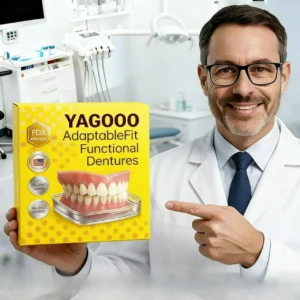yagooo full denture for upper and lower jaw comfort