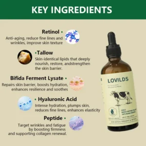 natural tallow serum for sensitive skin nourishment