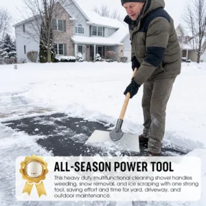 titan-scoop heavy-duty tool for farm and stable cleaning