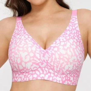 leopard print bra for fast acting firming effect