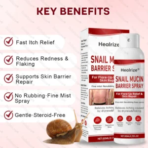 healrize snail mucin before and after redness reduction
