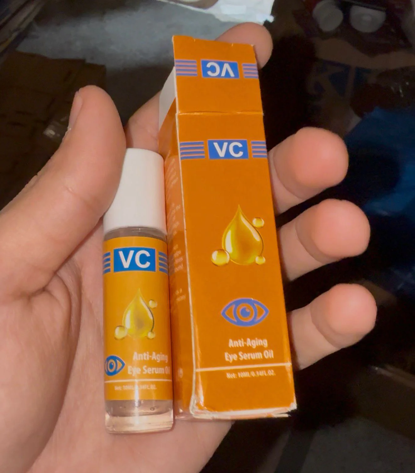 how to apply lutein serum for fine line reduction