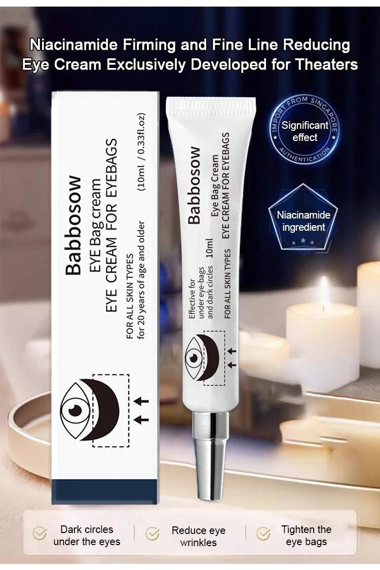 soothing tired eyes with niacinamide firming formula