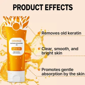 soothing rough skin with orange glow formula